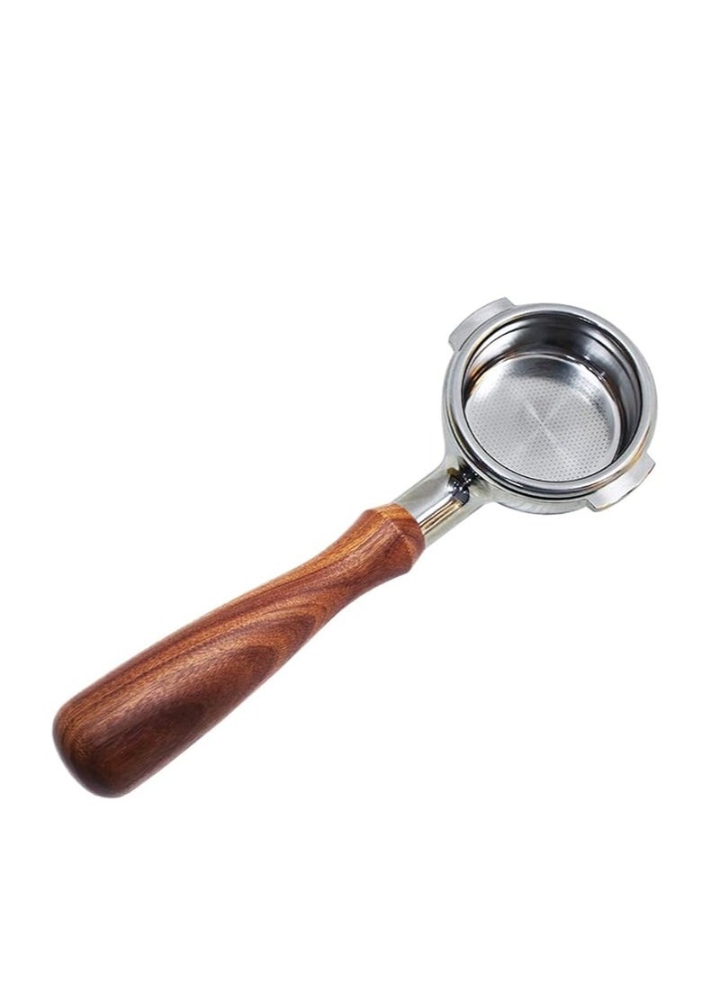 عام مطحنة قهوة يدوية محمولة، مقبض آلة قهوة، مقبض خشبي، أجزاء آلة إسبريسو من الفولاذ المقاوم للصدأ - Image 1