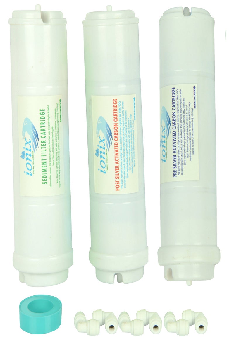 IONIX Full RO Assembling Kit for All RO/UV/UF Water Purifiers, 5 Stage RO, 100 GPD Membrane, 1 Count - Image 4