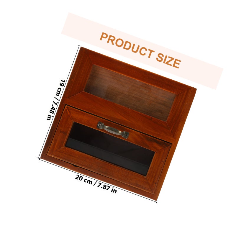 Retro Desktop Organizer Cosmetic Storage Box Multi-function Table Sundries Holder - Image 2