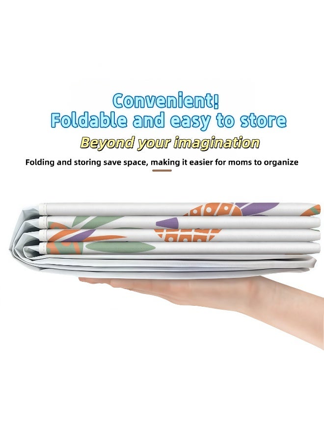 Baby Ball Pool，Foldable Kids Ball Pit，Toddlers Folding Portable Ball Pool，Double Oxford Cloth Ball，Pit Indoor and Outdoor Game Kids Play Ball Pool Ideal Gift for Girls and Boys (NO Balls) - Image 4