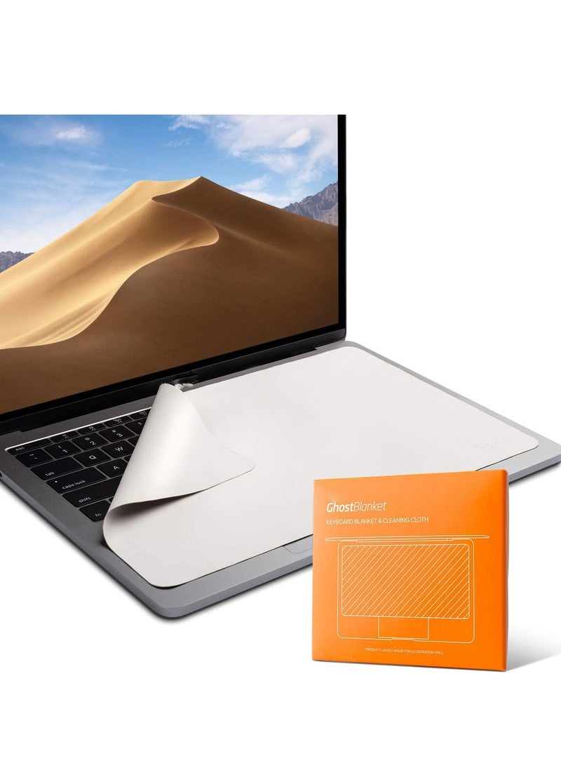 Excefore "Laptop Keyboard Protector Cloth, Keyboard Dust Cloth, Screen Keyboard Imprint Protection Microfiber Liner and Cleaning Cloth, Compatible with MacBook Pro 14"" and 16"""  - Image 1