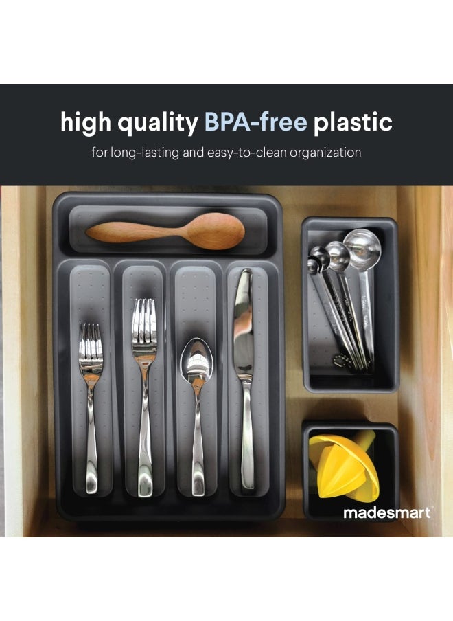 Madesmart Madesmart Classic Silverware Mini Tray  Granite  29617  Classic Mini  - Image 4