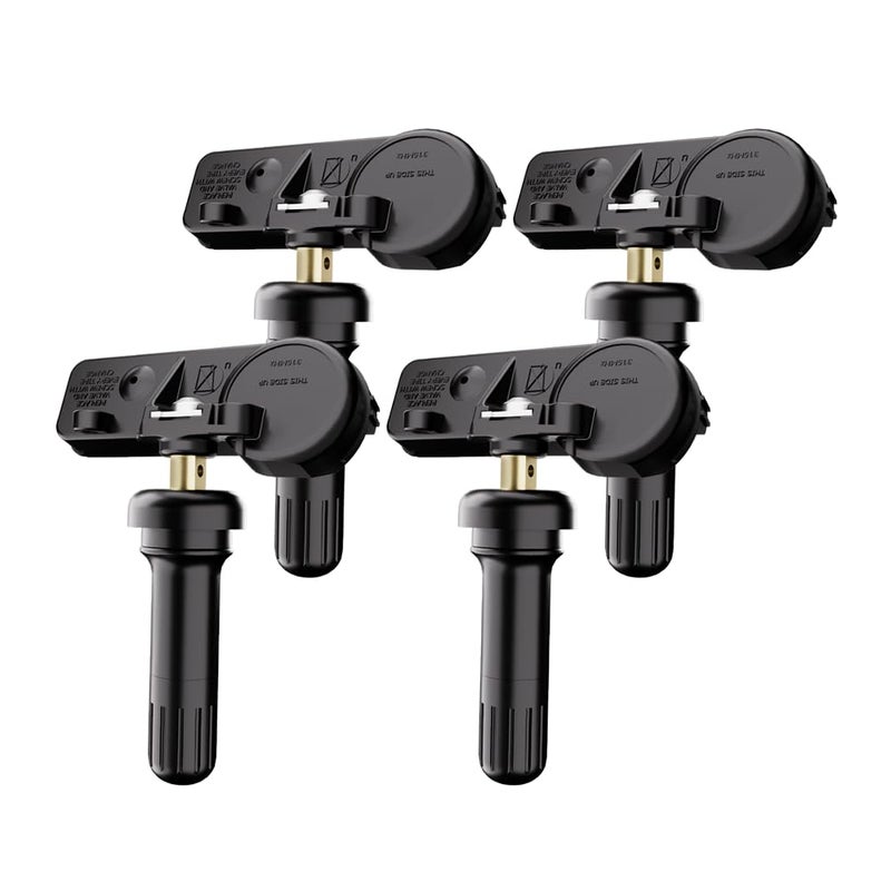 Jsueng TPMS Sensor GM Tire Pressure Monitoring System Sensor for Buick Cadillac Chevy GMC Pontiac Saturn Hummer Saab Replaces 13586335 13598771 13598772 13581558 315Mhz Set of 4