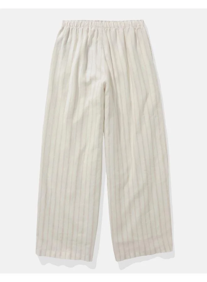American Eagle AE Linen-Blend Pull-On Pant