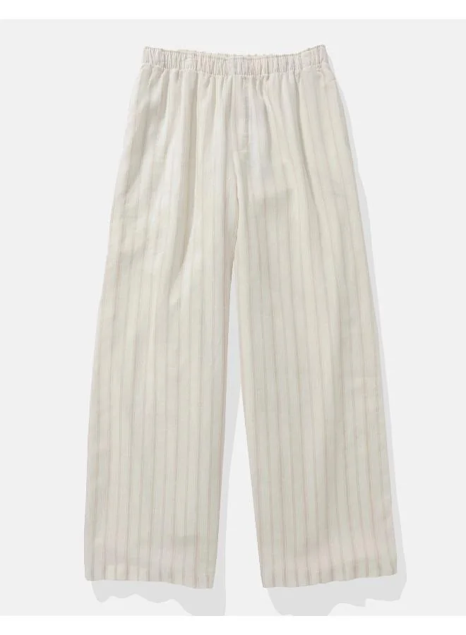 American Eagle AE Linen-Blend Pull-On Pant