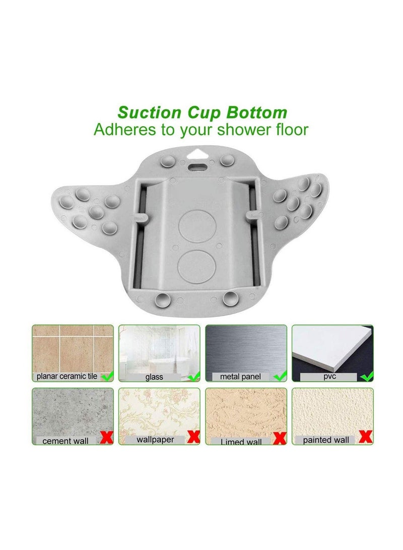 Shower Foot Scrubber Cleaner Massager Brush, with Non-Slip Suction Cups and Soft, Acupressure Massage Mat for Care Circulation Reduces Pain - Image 5