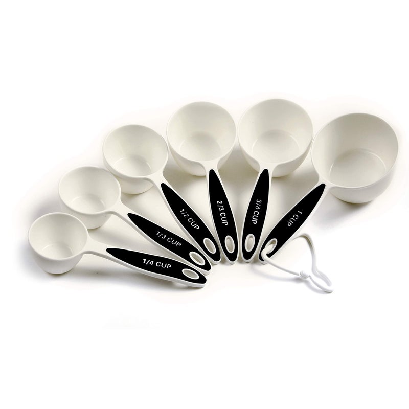 Norpro 3042 Grip-EZ Measuring Cups & Spoons, Set of 12 White/Black - Image 3