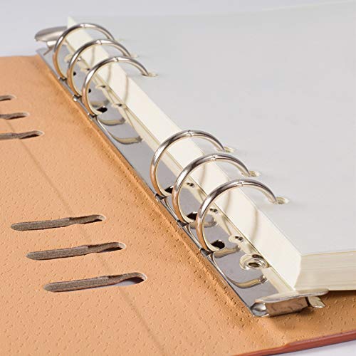 Getvow A5 Blank Paper Refill, Refills for Filofax Planner/Binders/Organizer, 6-Hole Punched, 100 Sheets/200 Pages Filler Paper, 100gsm, White, 5.8'' x 8.2'' - Image 5