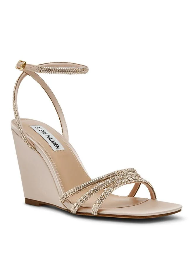 ستيف مادن Aubri Brown Women's Heel Sandals
