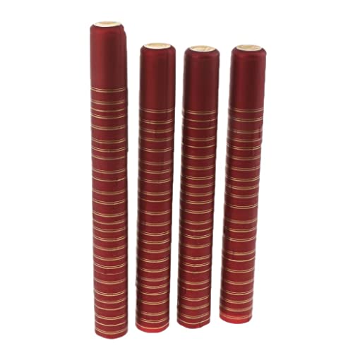 CALANDIS® 100 PVC Wine Bottle Heat Shrink Capsules 32mm -Burgundy(Gold Top Strips) - Image 3