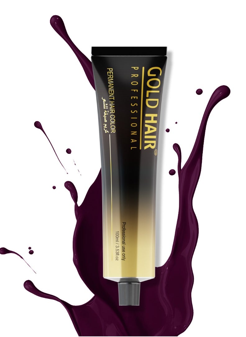 GOLD HAIR Permanent Color 100ml Dark Brilliant Blond 6.2 