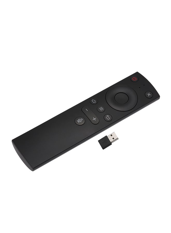 NIBEMINENT Wireless Remote Control With Voice For Android TV Box Black