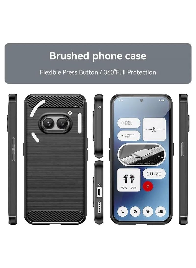 Nothing Phone 2a Case Cover,Soft Carbon Fiber Case Bumper Cover Flexible Slim Shockproof,Anti Scratch TPU,Phone Case for Nothing Phone 2a - Image 2