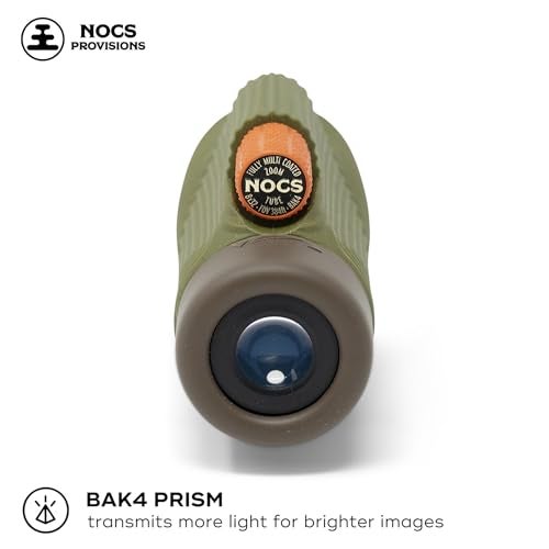 Nocs Provisions Zoom Tube 8x32 Monocular, 8X Magnification Telescope, Bak4 Prism, Wide Field of View for Bird Watching, Backpacking & Wildlife Viewing - Juniper Green II - Image 3