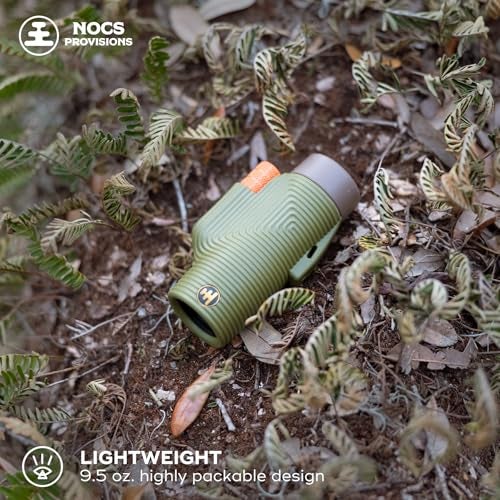 Nocs Provisions Zoom Tube 8x32 Monocular, 8X Magnification Telescope, Bak4 Prism, Wide Field of View for Bird Watching, Backpacking & Wildlife Viewing - Juniper Green II - Image 5