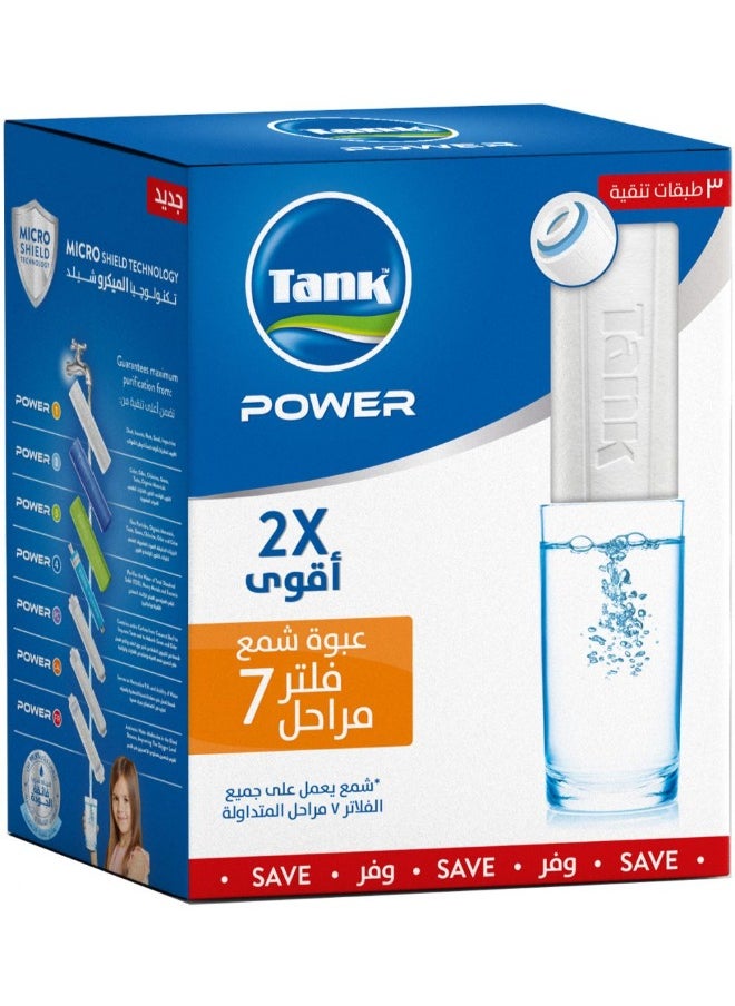 TANK Tank Power 7 Water Filter Economy Pack - 7 Cartridges 