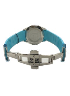 Fitron Men’s Wrist Watch with Tiffany Rubber Strap, Stainless Steel Case and Black Dial  - Image 4