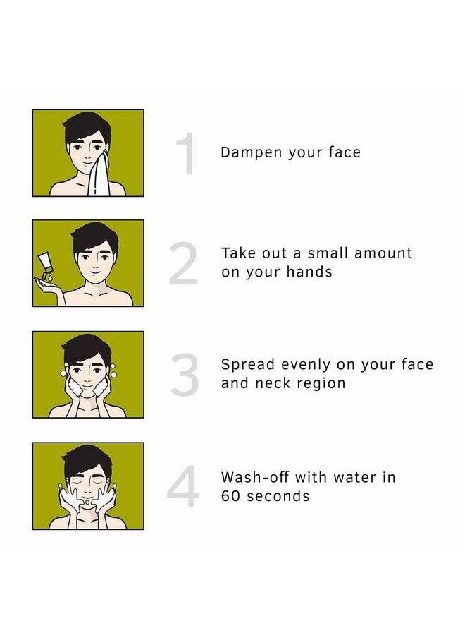 Ustraa - Face Wash For Oily Skin 100G Especially For Oily Skin For Acneprone Skin No Sulphate No Paraben Checks Acne And Blackheads - Image 1