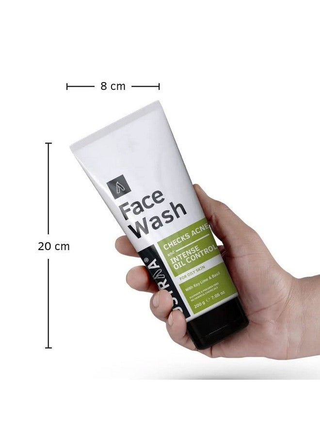Ustraa - Face Wash For Oily Skin 100G Especially For Oily Skin For Acneprone Skin No Sulphate No Paraben Checks Acne And Blackheads - Image 1