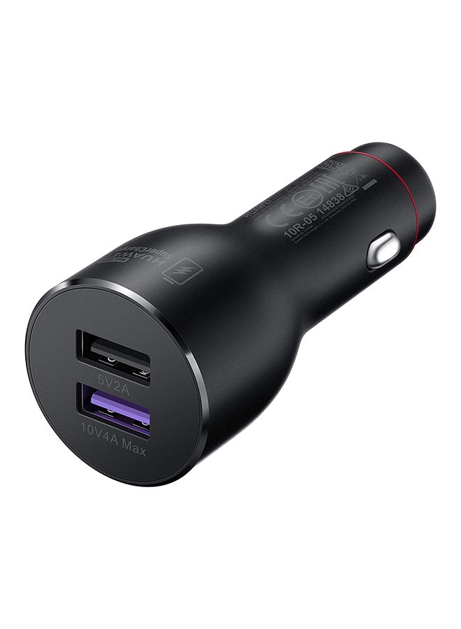 HUAWEI Dual USB Car Adapter Dark Grey - Image 1