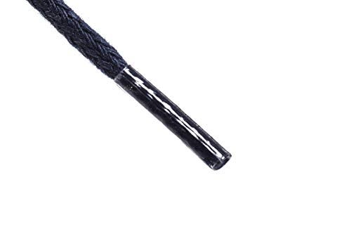 Kaps Waxed Round Thin Shoe Laces 2 mm 100% cotton (39 inch/57 - navy) - Image 3