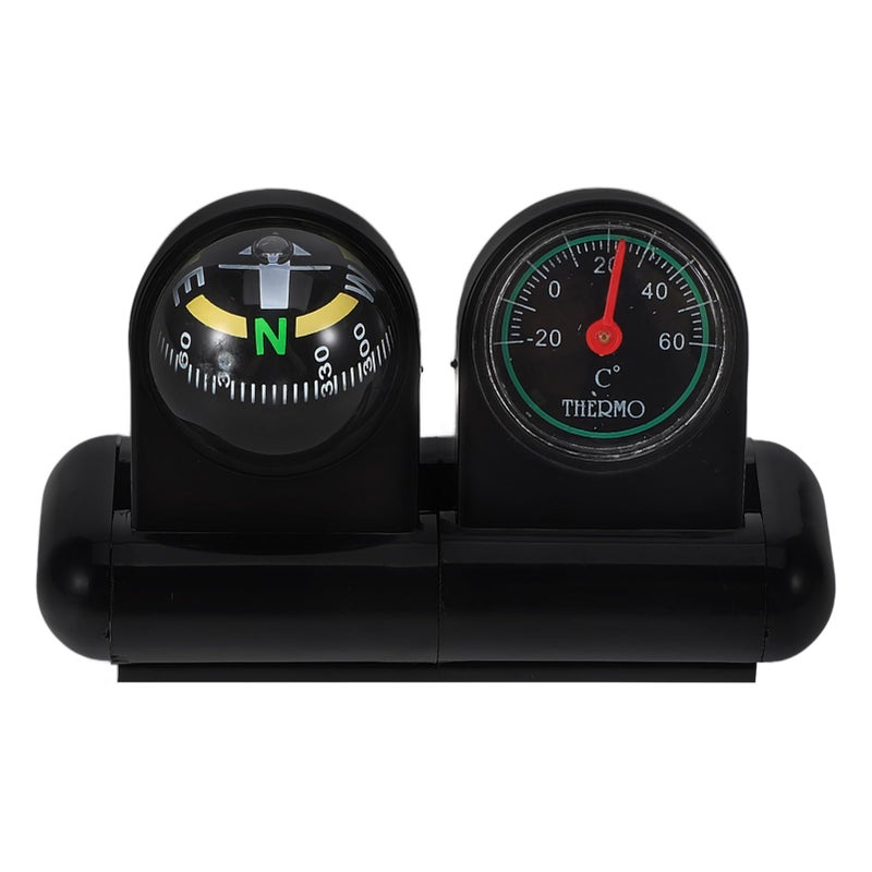 High Accuracy Car Dashboard Compass Thermometer for Boat Motorcycle Navigation Temperature Tracking - Image 2
