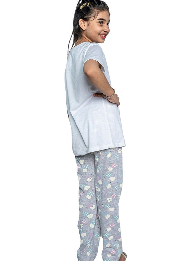 SPACEDOUT Girls Pajama Set (Night Suit)  - Image 2