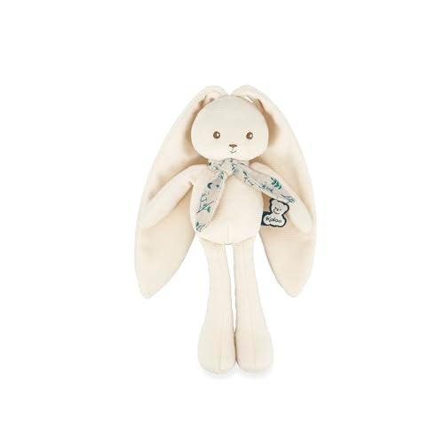 Kaloo Lapinoo My First Friend Corduroy Rabbit - Machine Washable - 10” Tall in Gift Box - Cream Ages 0+ - K969942 - Image 2