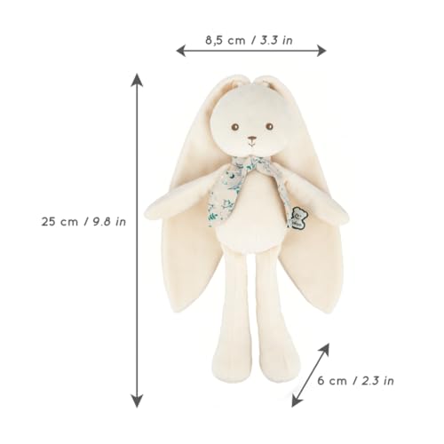 Kaloo Lapinoo My First Friend Corduroy Rabbit - Machine Washable - 10” Tall in Gift Box - Cream Ages 0+ - K969942 - Image 5
