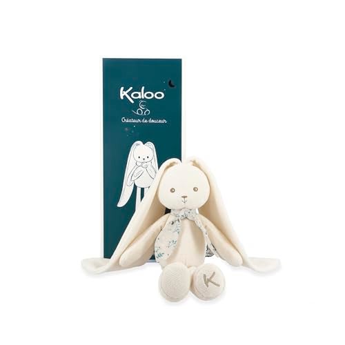 Kaloo Lapinoo My First Friend Corduroy Rabbit - Machine Washable - 10” Tall in Gift Box - Cream Ages 0+ - K969942 - Image 4