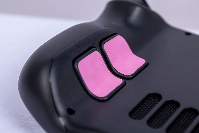 Luck&Link Touchpad Protector Steam Deck,Touch Pads and Back Buttons Protective Skin Texture Sticker for Steamdeck OLED&LCD Touch Trackpads,Luck&Link(Honeycomb-Pink) - Image 5