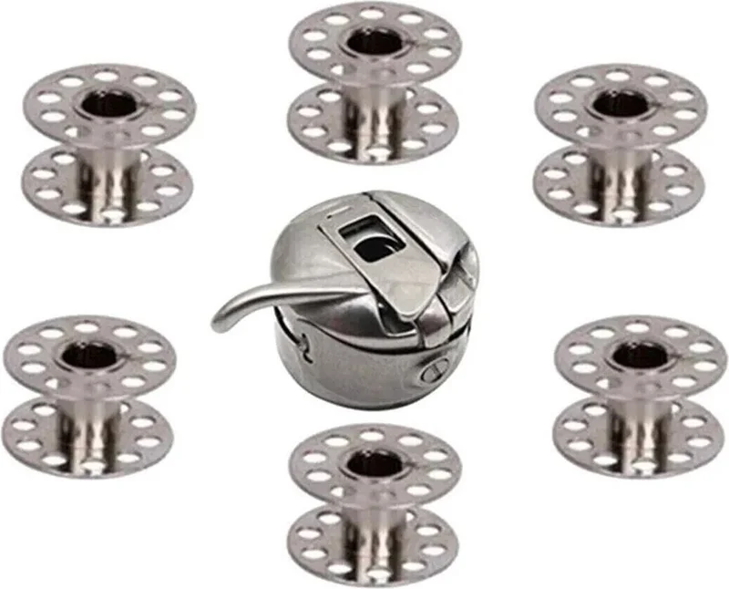 سينجر Home Type Family Sewing Machine Shuttle and 6 Bobbins Compatible with Flat and Zig Zag Machines