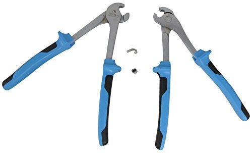 ION TOOL J-Clip Pliers, Comfort Grip 8" Long Heavy Duty, Cage Building - Image 4