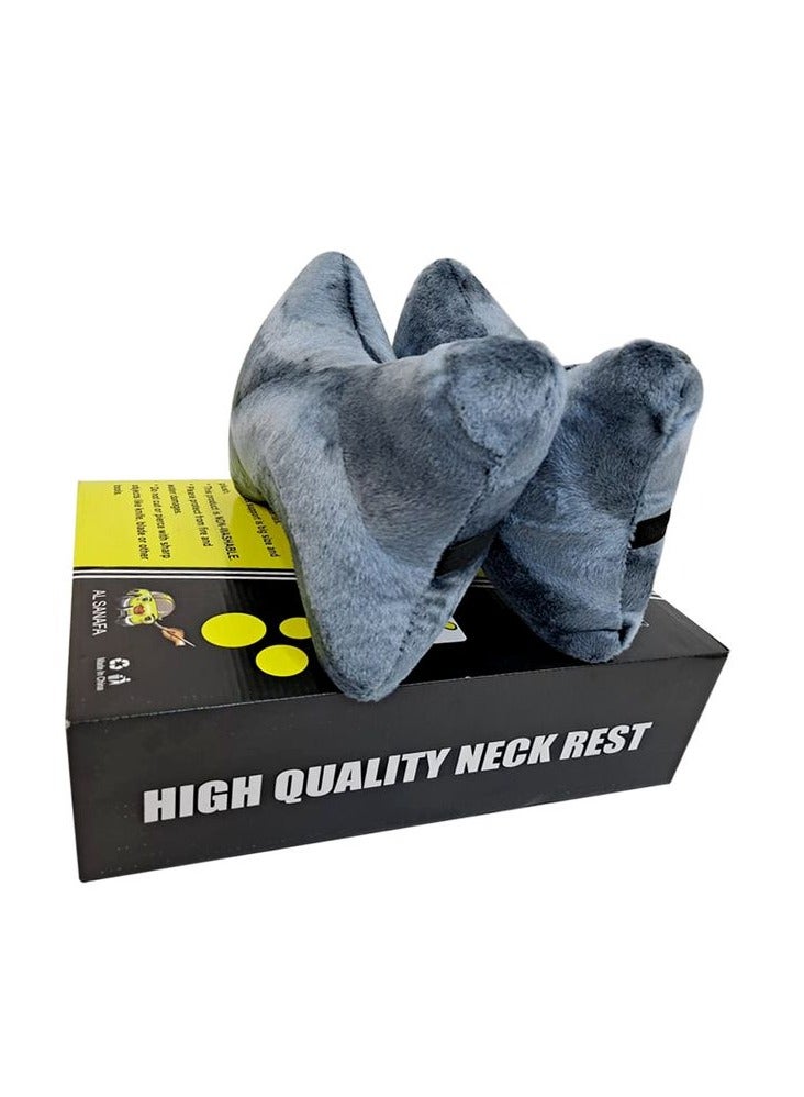 2 Piece Car Neck Pillow Breathable Auto Head Neck Rest Cushion Relax Neck Support Headrest Comfortable Soft Pillows for Travel Car Seat & Home - Image 1