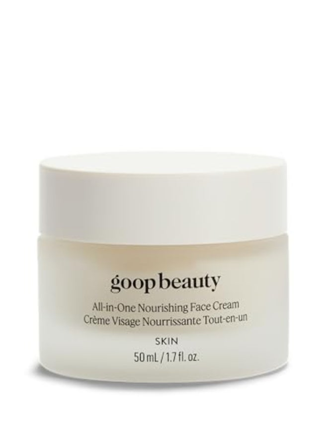 goop Beauty Nourishing Face Cream Improves Firmness Elasticity Brightness Botanicals Ceramides Squalane Anti Wrinkle Moisturizer 17 fl oz - Image 1