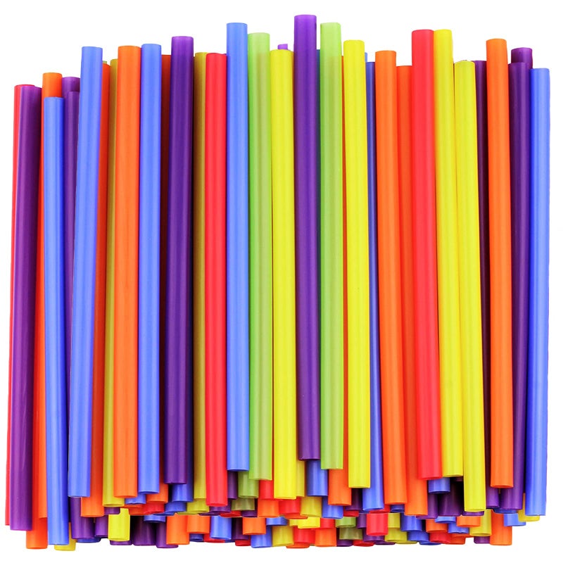 Comfy Package 200 Count Jumbo Smoothie Straws  85 High  Assorted Colors
