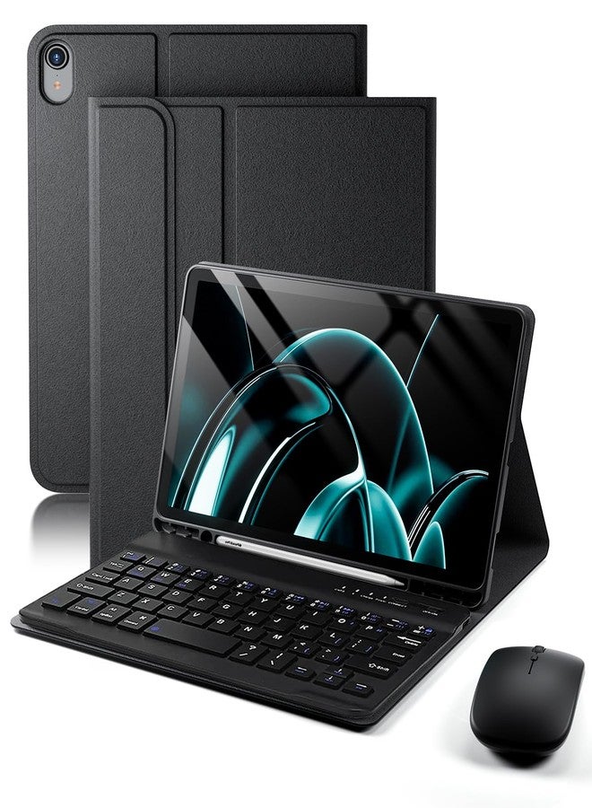 TUNKARMOR Keyboard Case for iPad mini 7 (A17 Pro 2024) & Mini 6 (2021) 8.3inch - with Mouse and Magnetically Keyboard, Case with Pencil Holder for iPad mini 7th / 6th Generation, Auto Sleep/Wake - Image 1