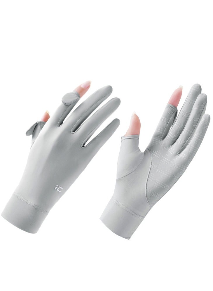Women's Gloves Driving Gloves Non-slip Sun Protection Summer UV Protection Gloves - Image 1