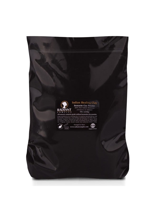 Radiant Complex Adiant Complex Sodium Bentonite Clay Powder Indian Healing Clay 100% Pure Sodium Bentonite Dyi Clay Face Mask 5 Lbs  - Image 3