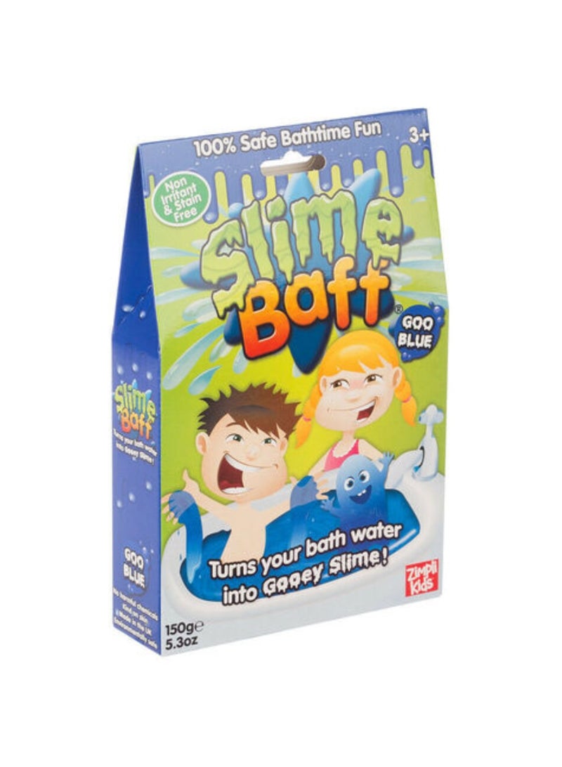 زيمبلي كيدز Slime Baff Goo Blue Bath Slime Powder, 150g Sensory Bath Time Fun for Kids - Image 1