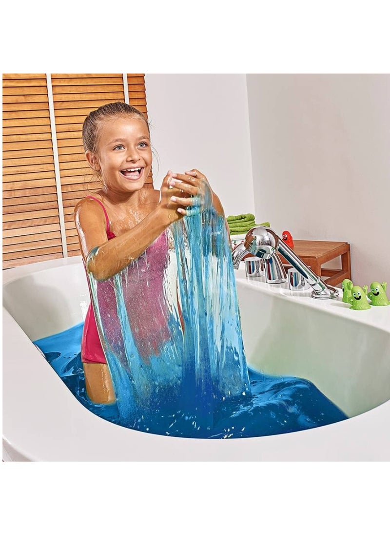 زيمبلي كيدز Slime Baff Goo Blue Bath Slime Powder, 150g Sensory Bath Time Fun for Kids - Image 2