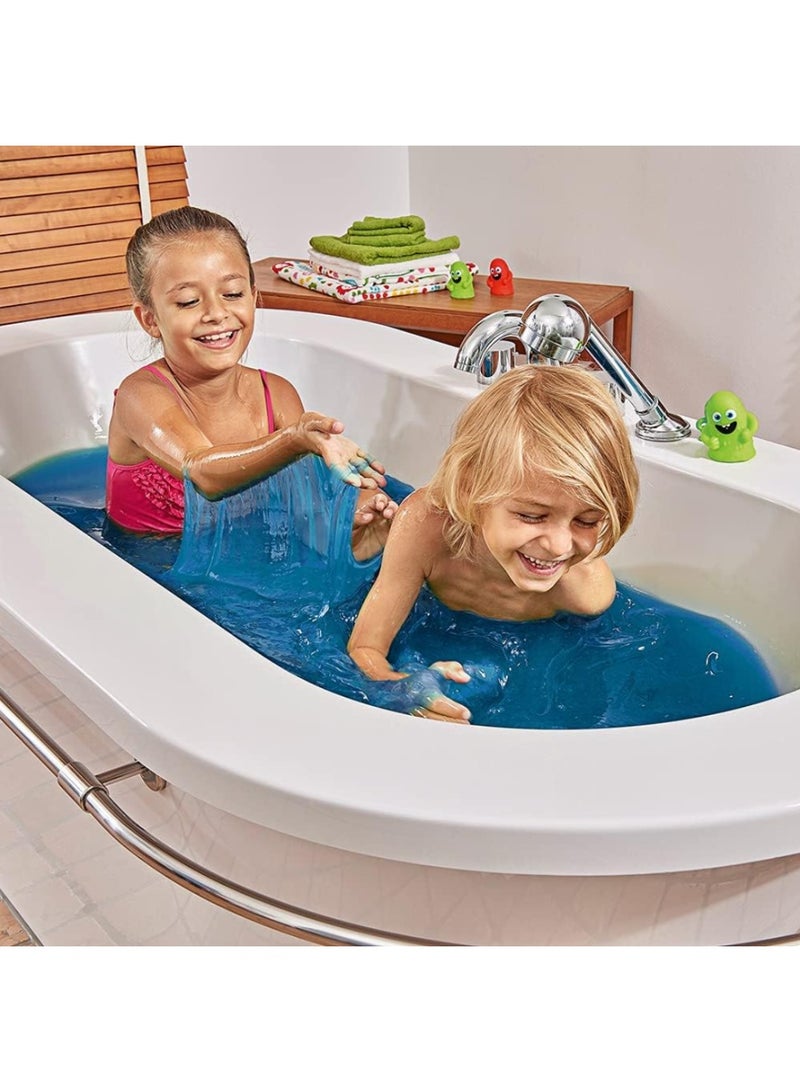 زيمبلي كيدز Slime Baff Goo Blue Bath Slime Powder, 150g Sensory Bath Time Fun for Kids - Image 3