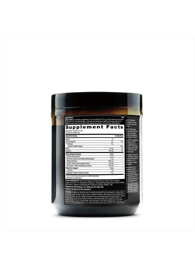 BEYOND RAW - LIT | Clinically Dosed Pre-Workout Powder | Contains Caffeine, L-Citruline, and Beta-Alanine, Nitrix Oxide and Preworkout Supplement | Jolly Rancher Blue Raspberry | 30 Servings - Image 1