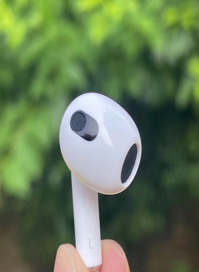 Meenova مينوفا A2564 سماعة أذن يسار فقط، بديل سماعة أذن يسار OEM لجهاز AirPod (الجيل الثالث)، متوافق مع علبة شحن AirPods الأصلية 3 A2897 A2566 وسادة الأذن (يسار A2564) - Image 1