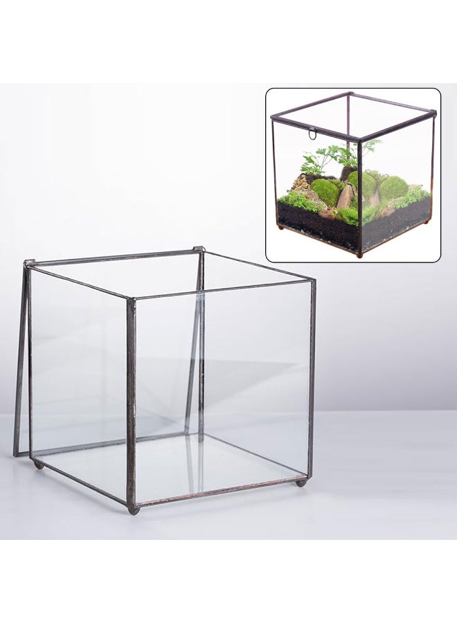 حوض زجاجي للتيراريون و البلوداريوم 15x15x16 - Image 1