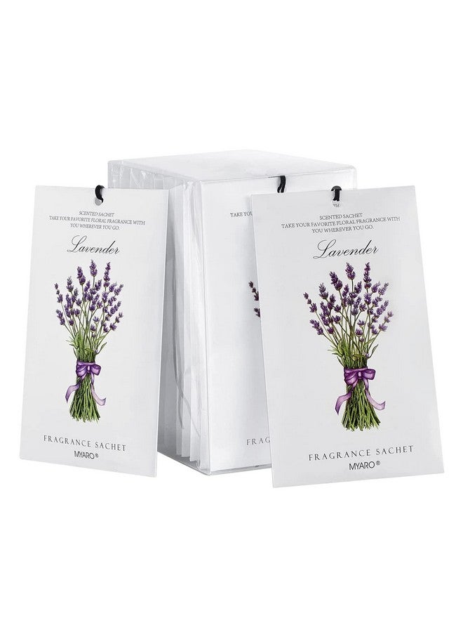 MYARO MYARO 12 Packs Lavender Scented Sachets Air Freshener for Drawer and Closet, Long-Lasting Sachets Bags Drawer deodorizers Fresh Scents, Home Fragrance for Lover  - Image 1