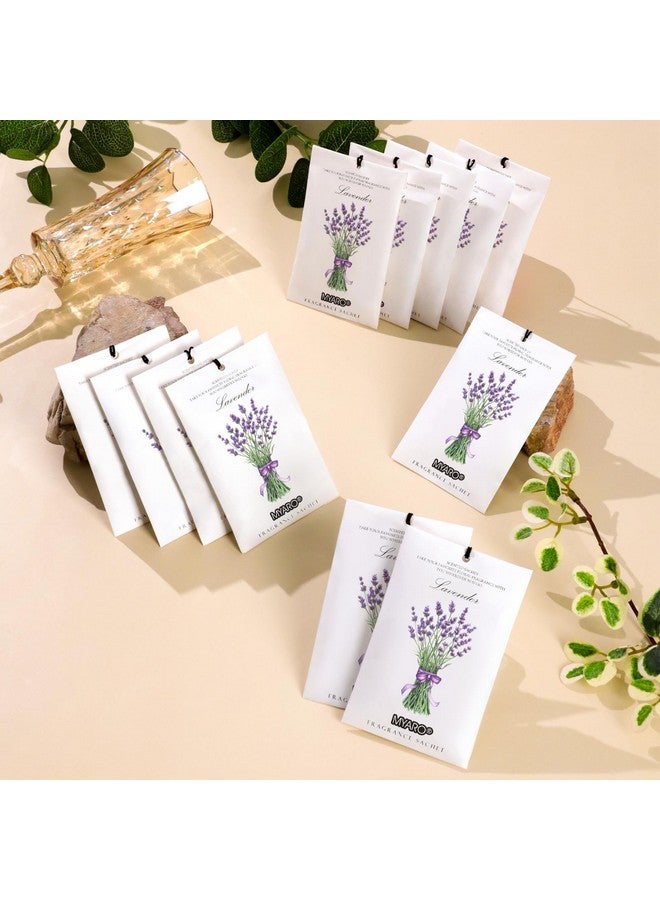 MYARO MYARO 12 Packs Lavender Scented Sachets Air Freshener for Drawer and Closet, Long-Lasting Sachets Bags Drawer deodorizers Fresh Scents, Home Fragrance for Lover  - Image 2