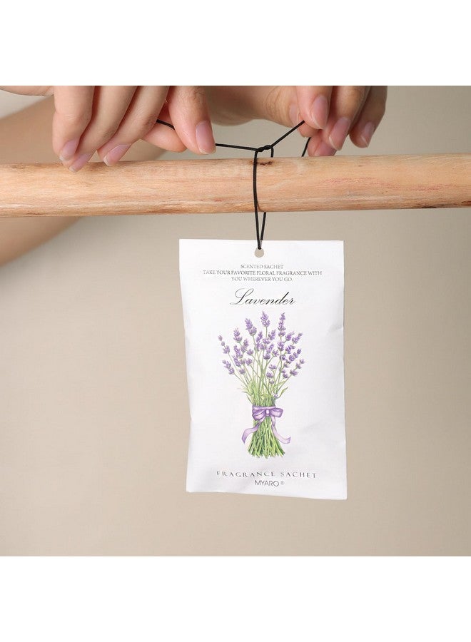 MYARO MYARO 12 Packs Lavender Scented Sachets Air Freshener for Drawer and Closet, Long-Lasting Sachets Bags Drawer deodorizers Fresh Scents, Home Fragrance for Lover  - Image 4