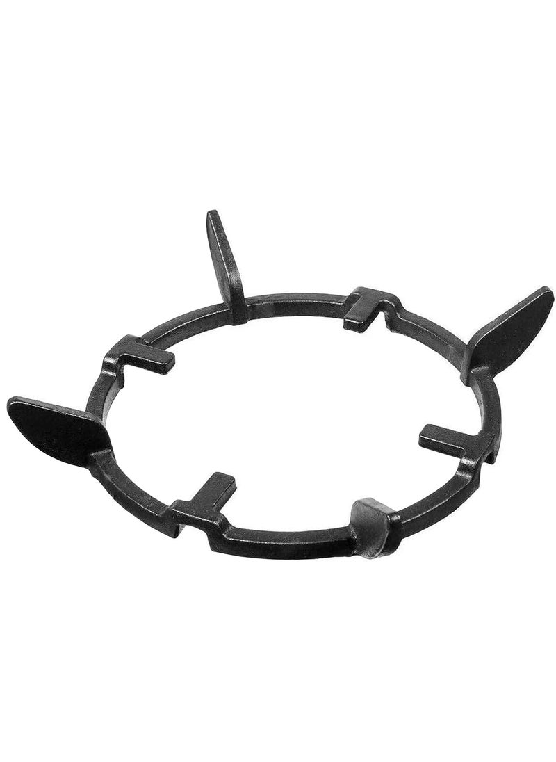 Oasisgalore - Cast Iron Wok Support Ring, Universal Stove Iron Stand, Non-Slip Trivet for Gas Stove, Black Kitchen Accessory - Image 1