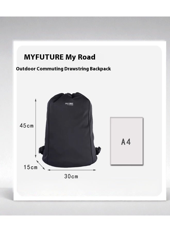 myfuture Double-shoulder backpack Sports-style business casual bag Camping, hiking & mountaineering backpack Unisex travel bag - Image 4